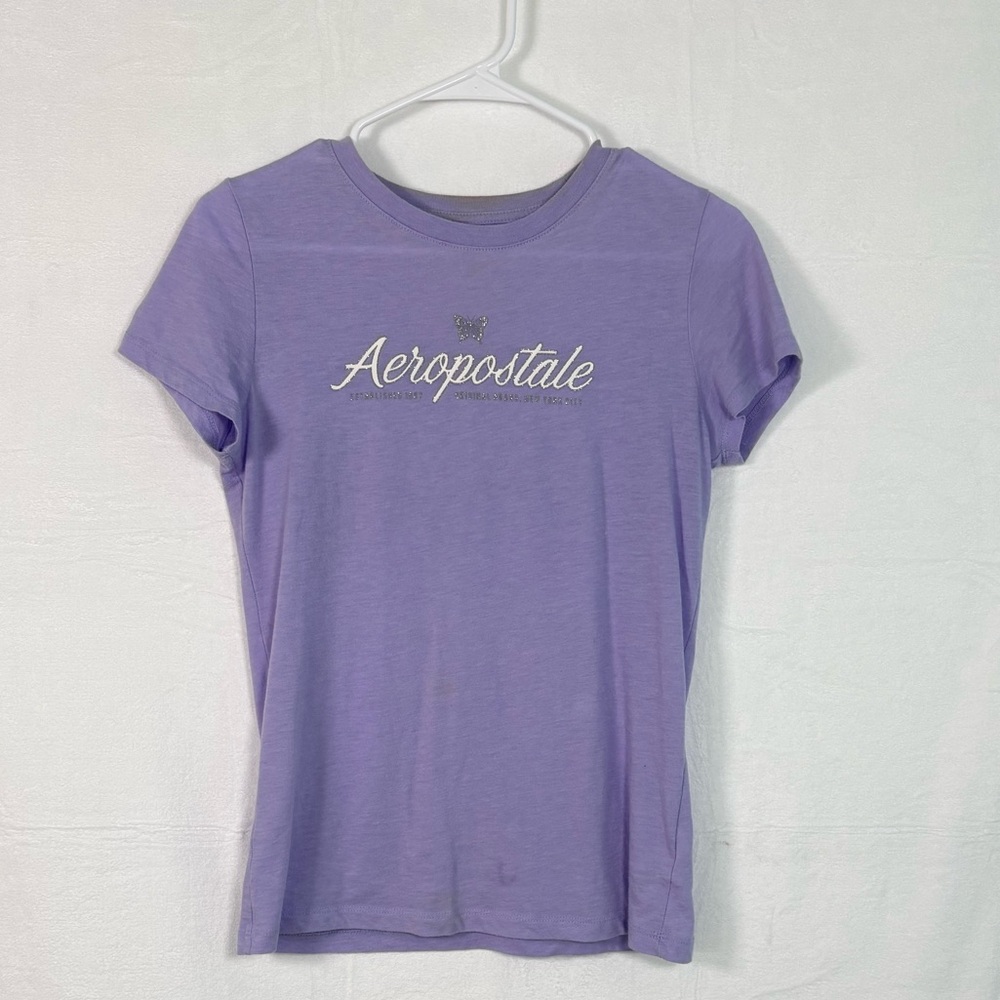 Aeropostale Purple Babydoll T-Shirt | Women’s Medium | Very Good Condition